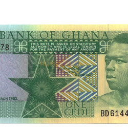 1 Cedi - Gana 1982 NOVA