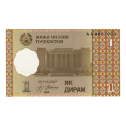 1 Rublo- Tajikistao 1999 Nova