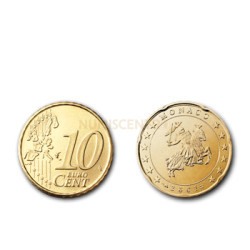 10 Centimos Monaco 2002