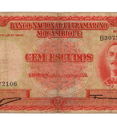 100 Escudos - Moçambique 1958 MBC