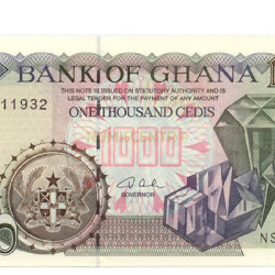 1000 Cedis - Gana 2003 NOVA