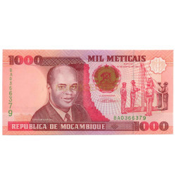 1000 Meticais - Moçambique 1991 NOVA