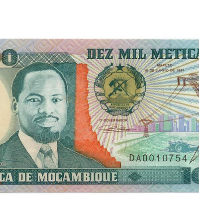 10000 Meticais - Moçambique 1991 NOVA