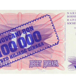 100000 Dinara - Bosnia Herzegovina 1993 Nova