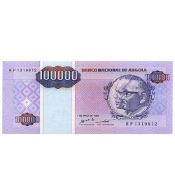 100000 Kuanzas - Angola 1995 NOVA