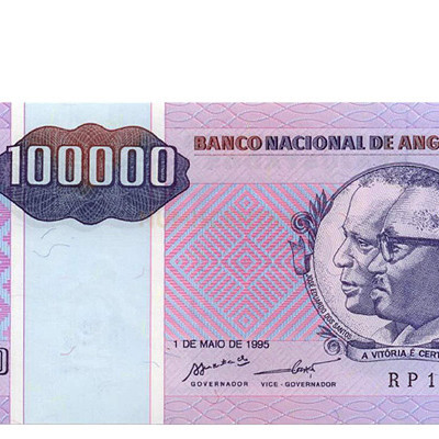 100000 Kuanzas - Angola 1995 NOVA