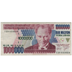 1000000 Liras - Turquia 1970-97