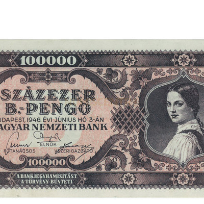 100000 Pengo - B Hungria 1946