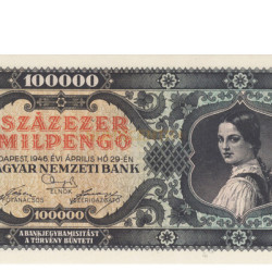 100000 Pengo - Hungria 1946