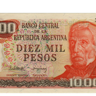 10000 Pesos - Argentina 1976