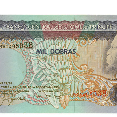 1000 Dobras - S Tome e Principe 1993