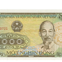 1000 Dong - vietnam do Norte 1988