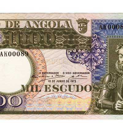 1000 Escudos - Angola 1973 NOVA