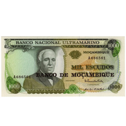 1000 Escudos - Moçambique 1972 NOVA