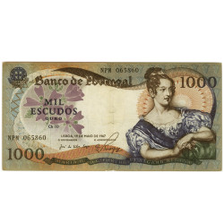 1000 Escudos - Portugal 1967 Bela