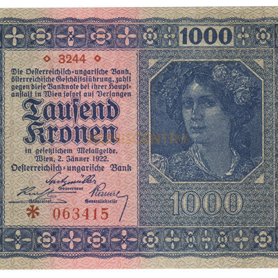 1000 Kronen - Austria 1922