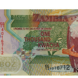 1000 Kwacha - Zambia 2005