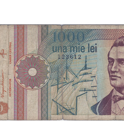 1000 Lei - Romenia 1991