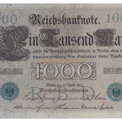 1000 Mark - Alemanha 1910