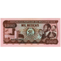 1000 Meticais - Moçambique 1980 NOVA