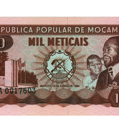 1000 Meticais - Moçambique 1980 NOVA