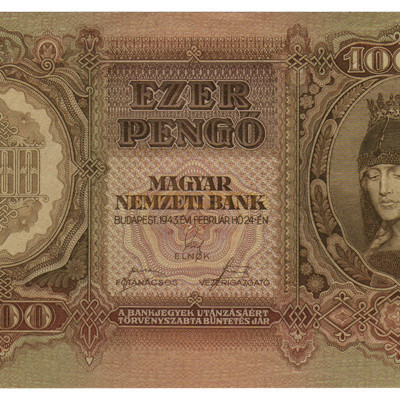 1000 Pengo - Hungria 1943