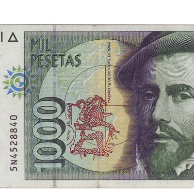 1000 Pesetas Espanha 1992 MBC++