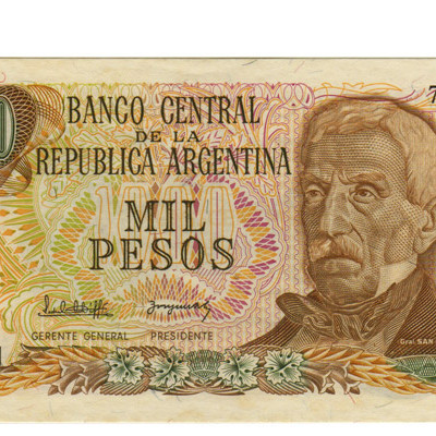 1000 Pesos - Argentina 1976