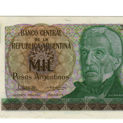 1000 Pesos - Argentina 1984