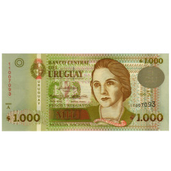 1000 Pesos - Uruguai 1995