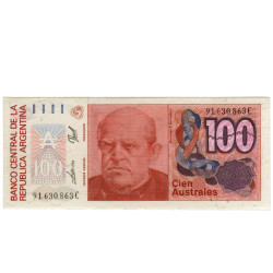 100 Australes - Argentina 1985