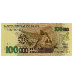 100000 Cruzeiros - Brasil 1992