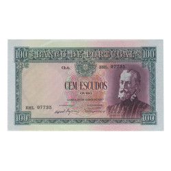 100 Escudos - Portugal 25-6-1957 Bela
