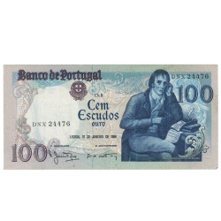 100 Escudos - Portugal 31-1-1984 Bela