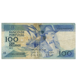 100 Escudos - Portugal 24-11-1988 Bela