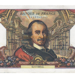 100 Francs - França 1971 MBC++