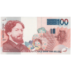 100 Francos - Bélgica 1995 Nova
