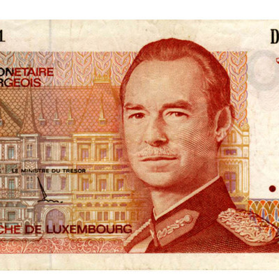 100 Francos - Luxemburgo 1986