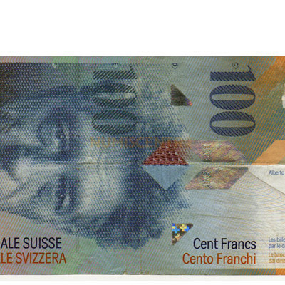 100 Francos - Suiça 1996