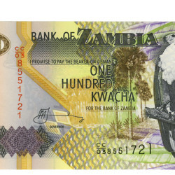 100 Kwacha - Zambia 1992