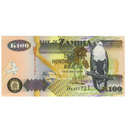100 Kwacha - Zambia 1992