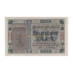 100 Mark - Alemanha 1922