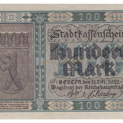 100 Mark - Alemanha 1922