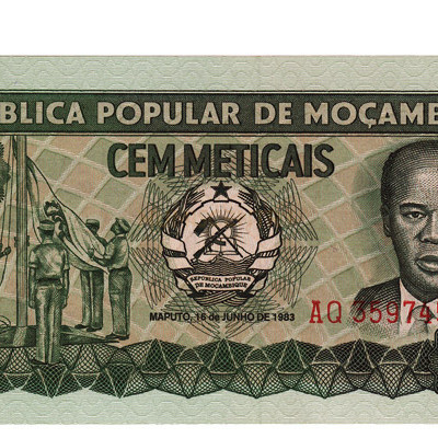 100 Meticais - Moçambique 1983 NOVA