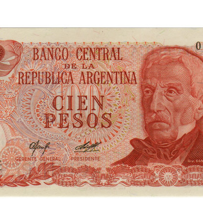 100 Pesos - Argentina 1976
