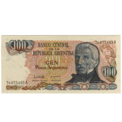 100 Pesos - Argentina 1985