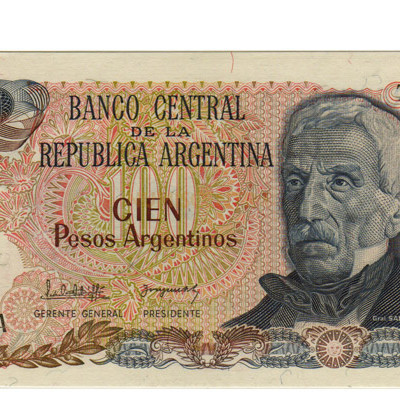 100 Pesos - Argentina 1985