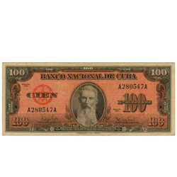 100 Pesos - Cuba 1959