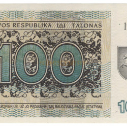 100 Talonas - Lituania 1991