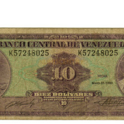 10 Bolivares - Venezuela 1990
